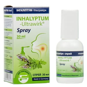 Інгаліптум Ультравірк спрей д/горла фл. 30мл