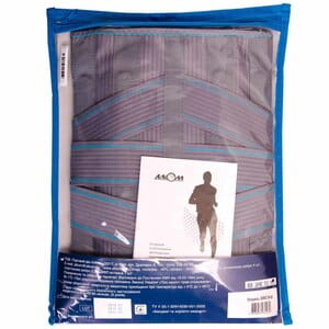 Корсет попереково-крижовий Торговий Дім Алком модель 2053 жорсткої фіксації колір сірий розмір 3