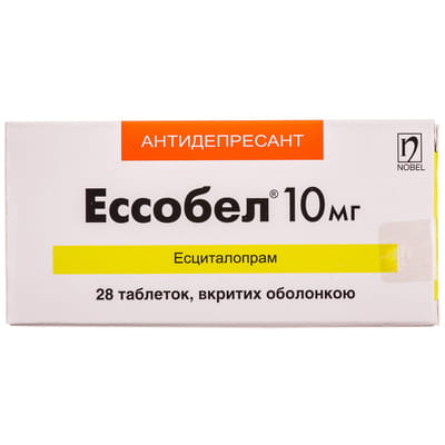 Ессобел табл. в/о 10 мг №28