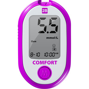 Система контроля уровня глюкозы в крови (глюкометр) 2B COMFORT (Комфорт) 1 шт