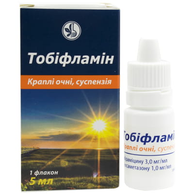 Тобіфламін краплі очні сусп. фл. 5мл