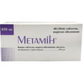 Метамин табл. п/о 850мг №60