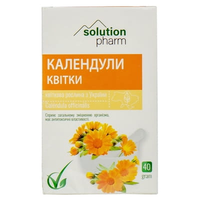 Календули квіти 40г Solution Pharm