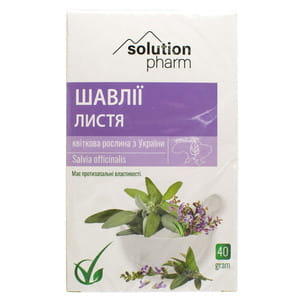 Шалфея листья 40г Solution pharm