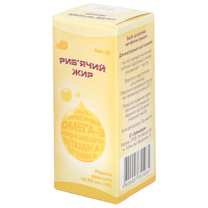 Риб’ячий жир рід. орал. 50мл