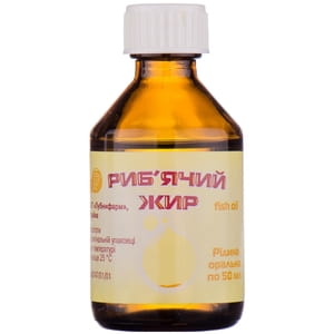 Риб’ячий жир рід. орал. 50мл