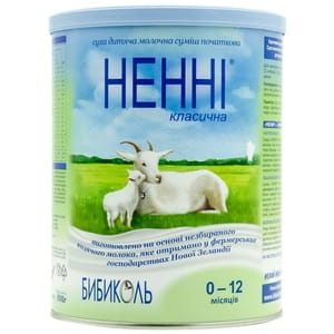 Смесь молочная детская на основе козьего молока с рождения Нэнни Классика 800 г