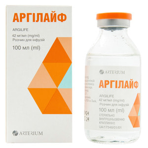 Аргілайф р-н д/інф. 42мг/мл пляш. 100мл