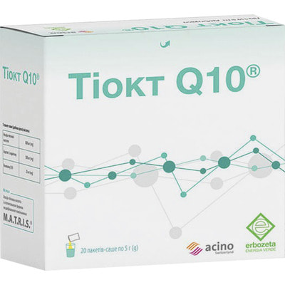 Тиокт Q10 порошок в пакетах-саше по 5 г 20 шт