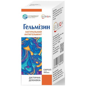 Гельмізин сироп натуральний антигельмінт флакон 100 мл