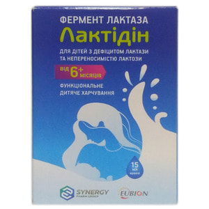 Лактидин капли фермент лактаза для детей с 6 месяцев дефицитом лактазы и непереносимостью лактозы флакон 15 мл