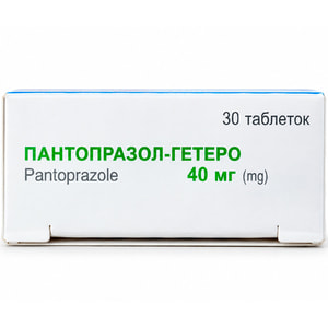 Пантопразол-Гетеро табл. гастрорез. 40мг №30