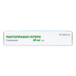Пантопразол-Гетеро табл. гастрорез. 40мг №30