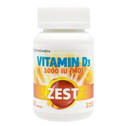 Витамины ZEST (Зест) Vitamin D3 (Витамин D3) 1000 капсулы 30 шт