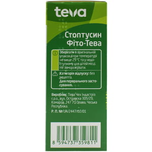 Стоптусин Фіто-Тева сироп фл. 100мл
