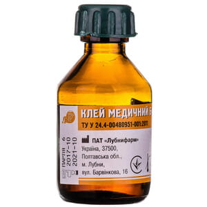 Клей медицинский БФ-6 флакон 25 г