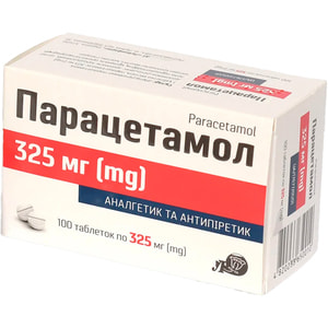 Парацетамол табл. 325мг №100