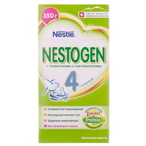 Смесь молочная детская NESTLE (Нестле) Нестожен 4 с лактобактериями L. Reuteri с 18 месяцев 350 г
