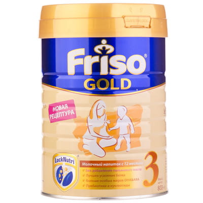 Напиток сухой молочный Фрисо 3 Gold LockNutri для детей с 12 месяцев 800 г