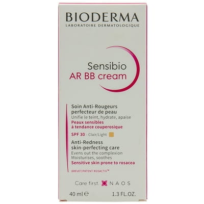 Крем для обличчя BIODERMA (Біодерма) Сансибіо AR BB для проблемної і чутливої шкіри 40 мл NEW