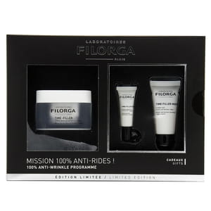 Набор FILORGA (Филорга) Тайм-Филлер Крем 50 мл, средство для контура глаз 4 мл и Тайм-Филлер найт 15 мл