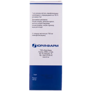 Лефлоцин р-р д/инф. 5мг/мл бут. 150мл