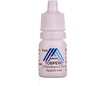 Тобрекс очні краплі 0,3% фл. 5мл