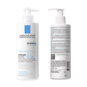 Бальзам для лица и тела La Roche-Posay (Ля Рош-Позе) Липикар AP+M липидовосстанавливающий для сухой и склонной к атопии кожи детей и взрослых 400 мл