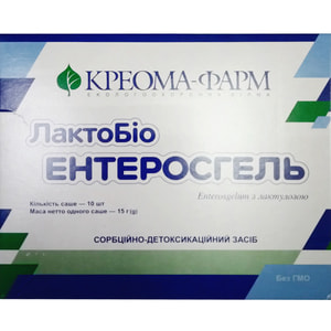 ЛактобиоЭнтеросгель средство для регулирования микрофлоры кишечника в саше 10 шт