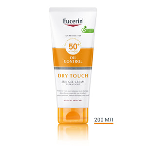 Крем-гель для тіла EUCERIN (Юцерин) Oil Control сонцезахисний ультралегкий з матуючим ефектом SPF50+ 200 мл