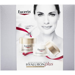 Набір для обличчя EUCERIN (Юцерин) Hyaluron-Filler+Elasticity (Гиалурон филлер+Еластісіті) День та ніч крем денний 50 мл + крем нічний 50 мл