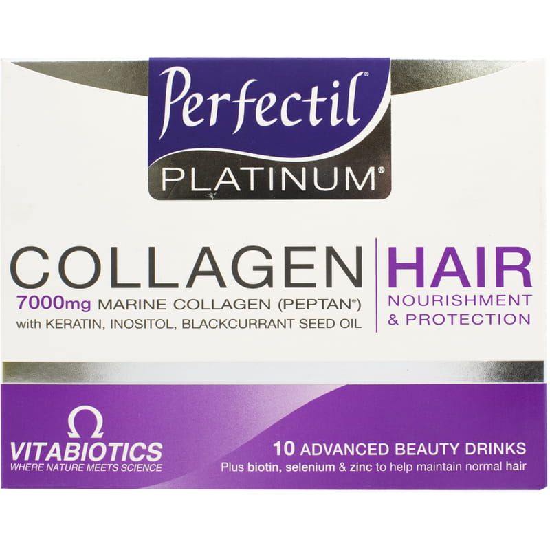 Перфектил Платинум коллаген питьевой для волос в флаконах по 50 мл 10 .