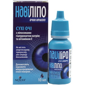 Нави Липо сухие глаза капли глазные для восстановления микросреды глаза флакон 10 мл