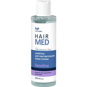 Шампунь для волосся ELFA PHARM (Ельфа Фарм) Hair Med (Хейр мед) для чутливої шкіри голови 200 мл