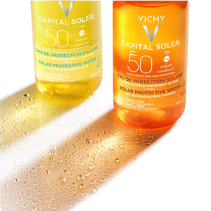 Спрей для лица та тела VICHY (Виши) Капиталь Солей солнцезащитный водный двухфазный с гиалуроновой кислотой SPF 50 200 мл