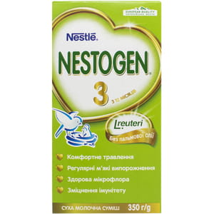 Смесь молочная детская NESTLE (Нестле) Нестожен 3 с лактобактериями L. Reuteri с 12 месяцев 350 г
