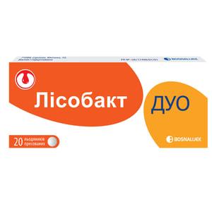 Лисобакт Дуо леденцы прессов. №20