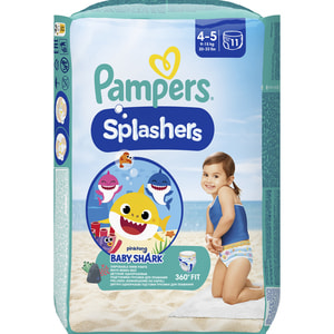 Подгузники-трусики для детей PAMPERS Splashers (Памперс) Maxi для плавания от 9 до 15 кг 11 шт