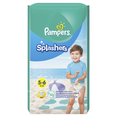 Підгузки-трусики для дітей PAMPERS Splashers (Памперс) Junior для плавання від 14 кг 10 шт
