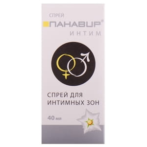 Гель-спрей дерматологический Панавир Интим 40 мл
