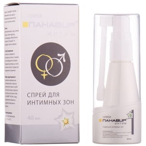 Гель-спрей дерматологический Панавир Интим 40 мл