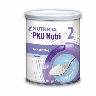 Детское питание PKU Nutri 2 Concentrated (Нутри 2 Концентрат)  для дітей від 1 року больных фенилкетонурией и гиперфенилаланинемией 500 г