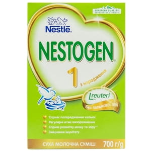Смесь молочная детская NESTLE (Нестле) Нестожен 1 с лактобактериями L. Reuteri с рождения 700 г