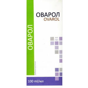 Оварол екстракт водно-спиртовий з рослинної сировини для внутрішнього застосування флакон 100 мл