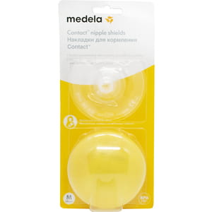 Накладки для годування MEDELA (Медела) Contact (Контакт) розмір M силіконові 2 шт