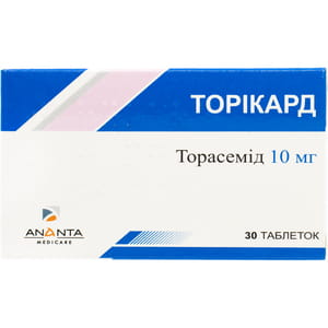 Торикард (торасемид) табл. 10мг №30