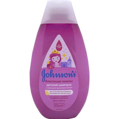 Шампунь для волос JOHNSON'S BABY (Джонсон Бэби) детский Блестящие локоны 300 мл NEW