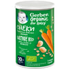 Снеки пшенично-вівсяні NESTLE GERBER (Нестле Гербер) Organic Nutripuffs (Органік Нутріпафс) з морквою з 10 місяцв 35 г