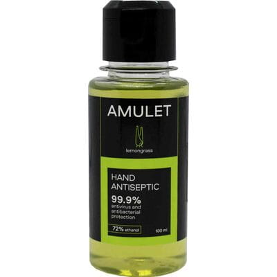 Антисептик для рук Amulet (Амулет) Lemongras средство дезинфицирующее флакон 100 мл