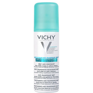 Дезодорант-антиперспірант спрей VICHY (Віши) проти білих слідів та жовтих плям ефективність 48 годин 125 мл